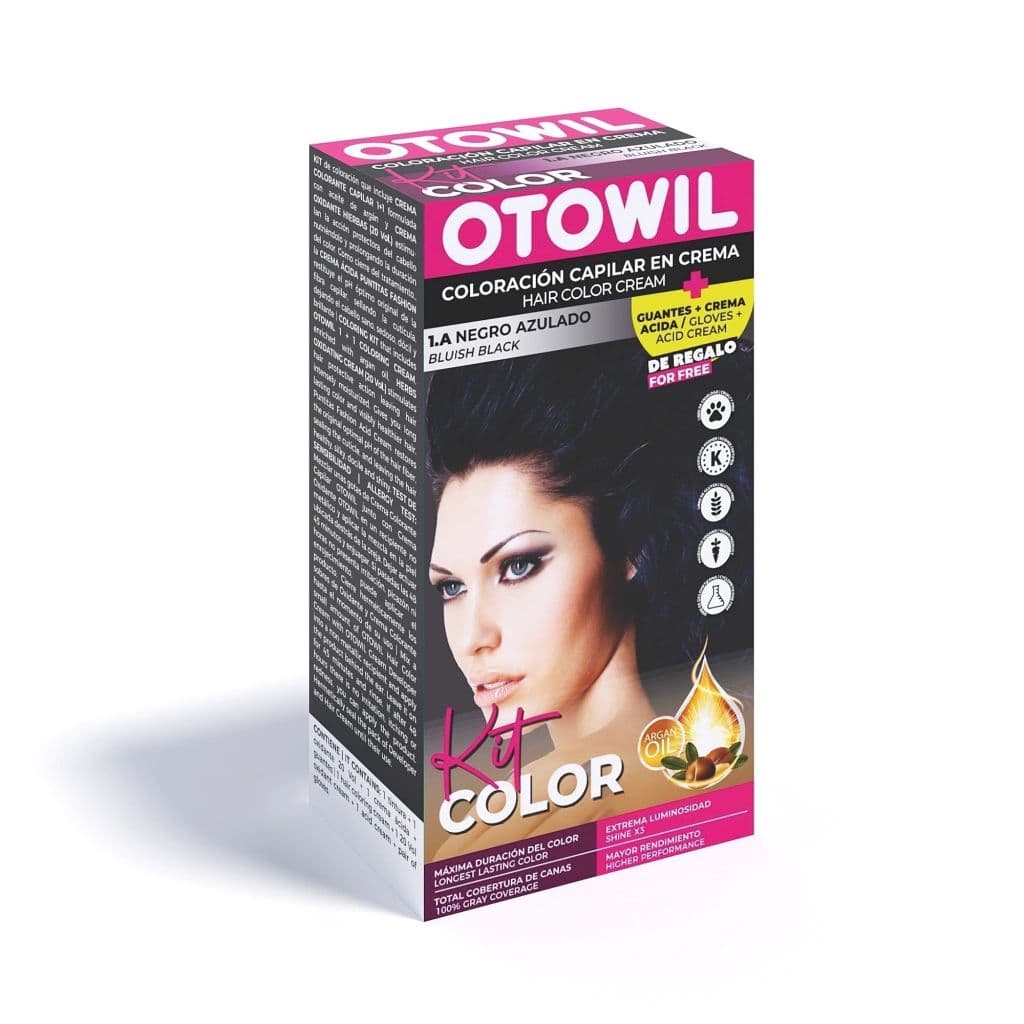 Otowil Kit Simple Tintura 1.A Negro Azulado