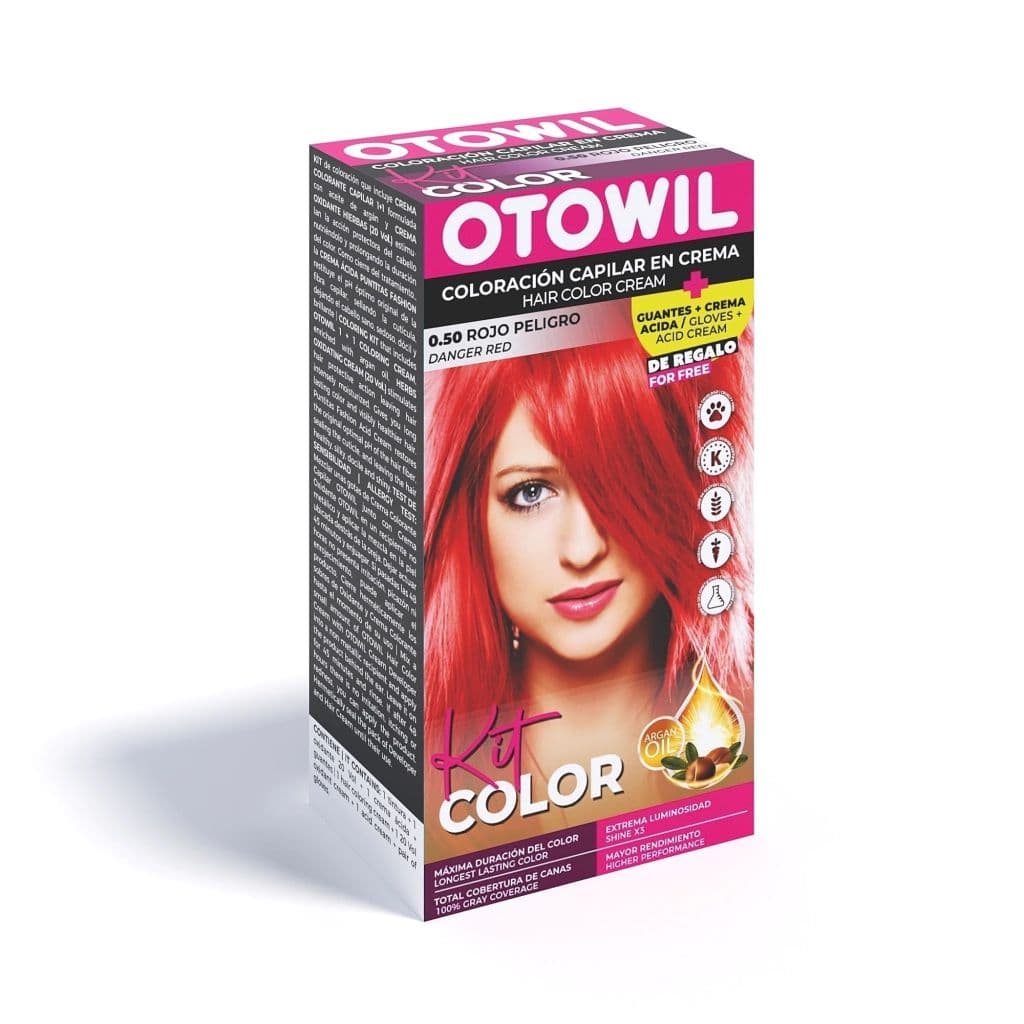 Otowil Kit Simple Tintura 0.50 Rojo Peligro