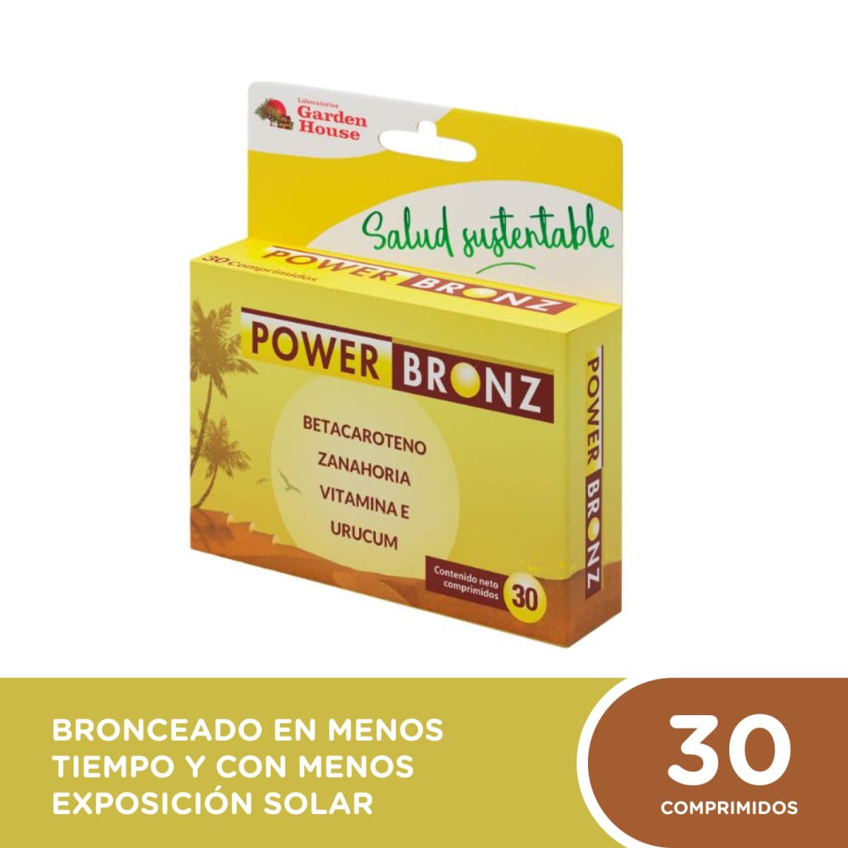 Power Bronz Garden House Comprimidos