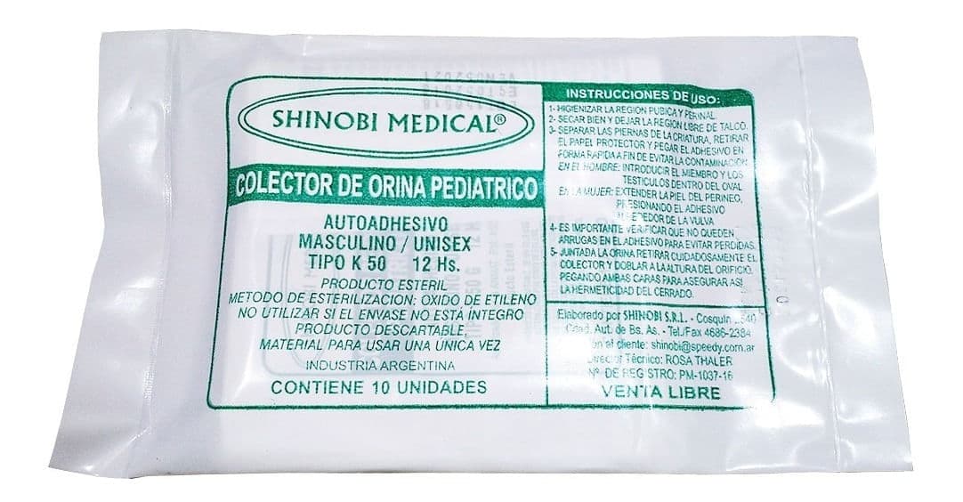 Colector de Orina Lisfar Ped Bolsa