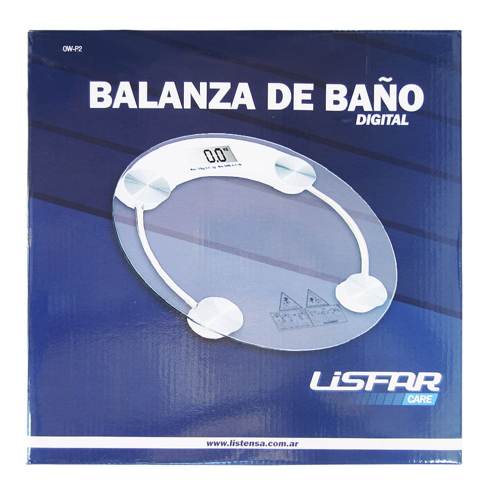 Balanza Digital/Vidrio Lisfar(Ow-P2)