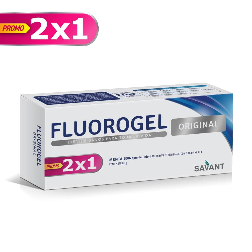Fluorogel Original Menta Gel Dental X 60 Gr(2x1)