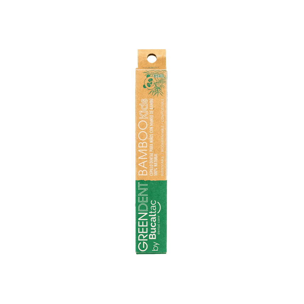 Bucal-Tac Green Dental Cepillo Bamboo P/Niños