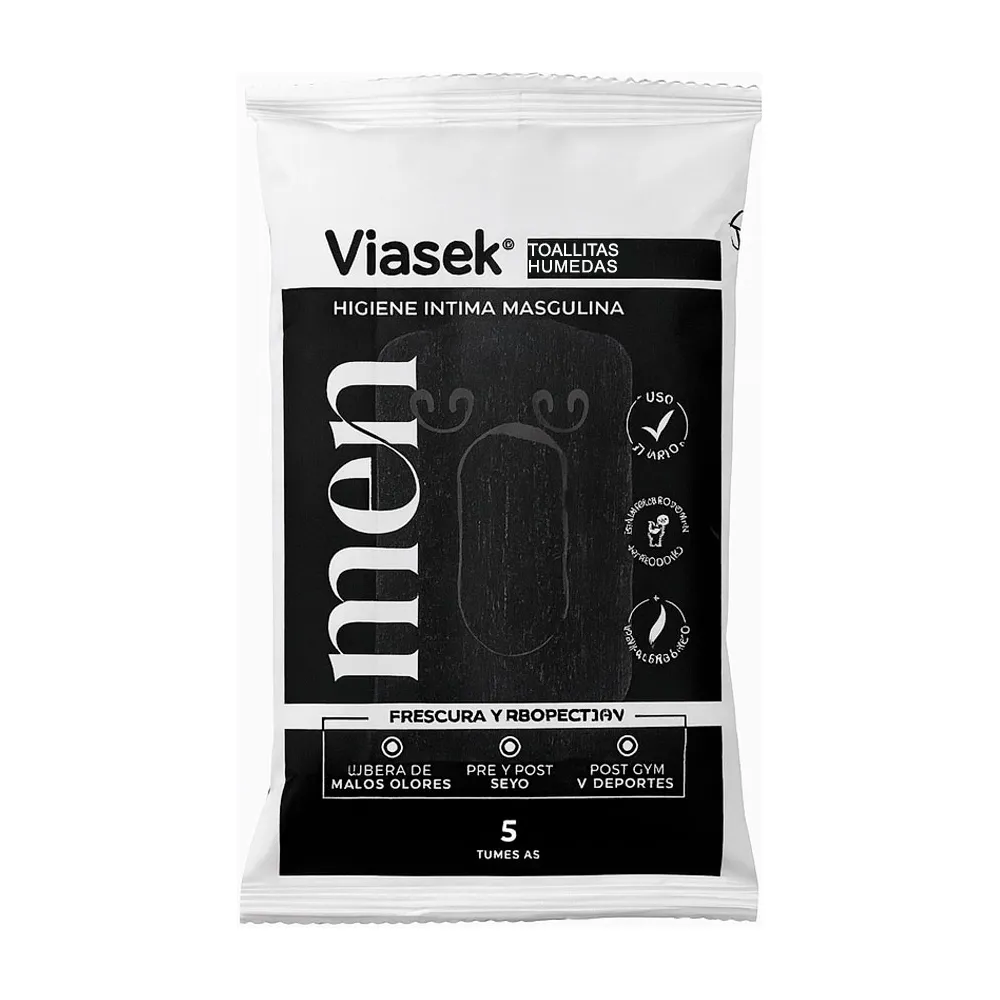 ViaSek Men Toallitas Higiene Intima Sob
