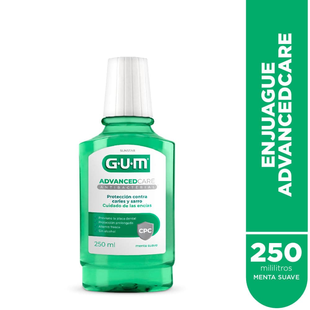 GUM Enj Buc Antibacterial Menta Suave