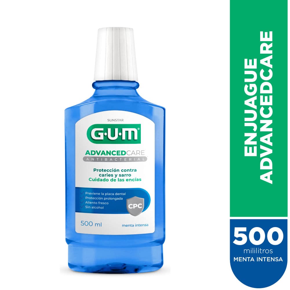 GUM Enj Buc Antibacterial Menta Intensa