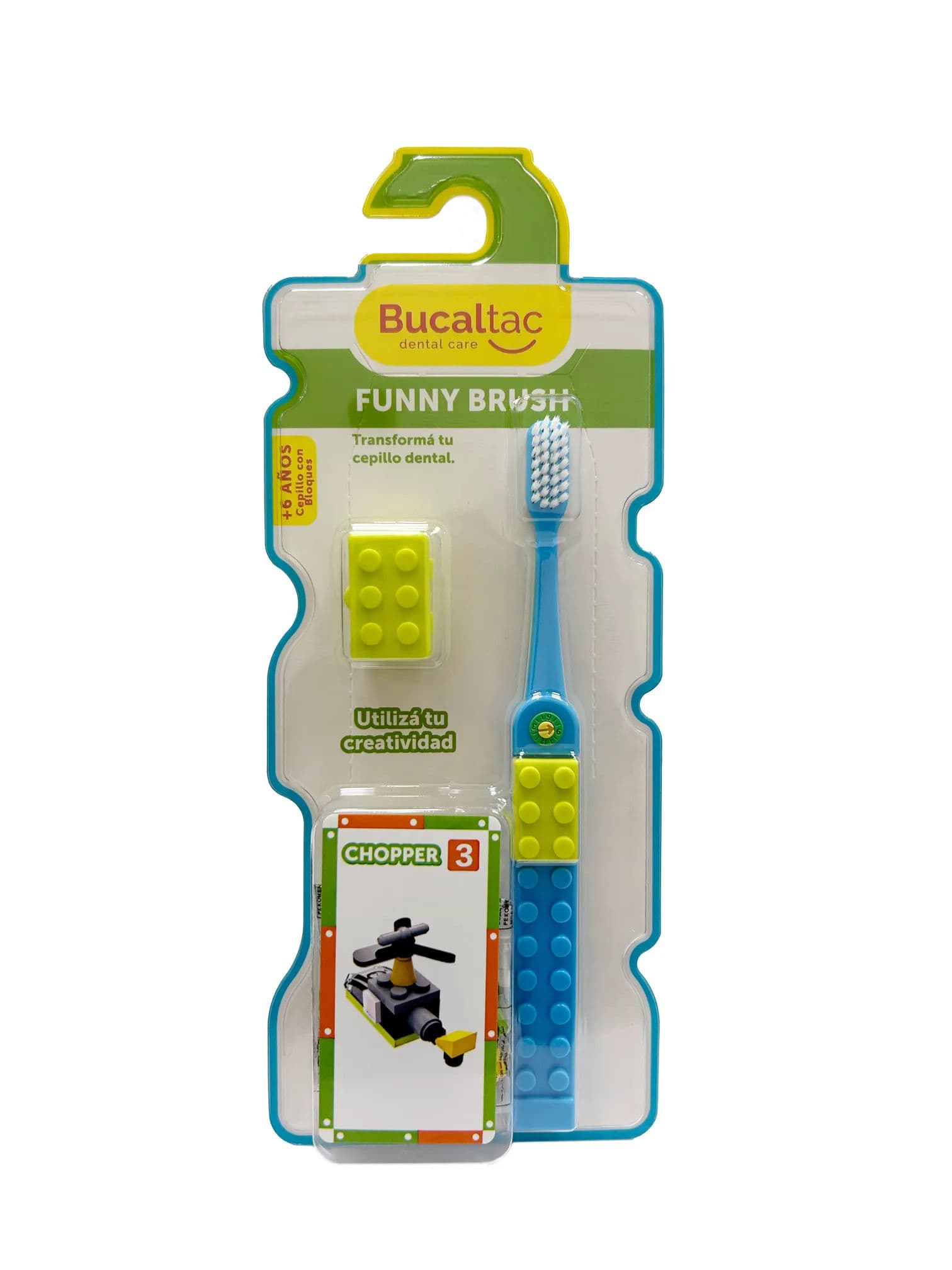 Bucal-Tac Cepillo C-Cap Funny Brush Niños