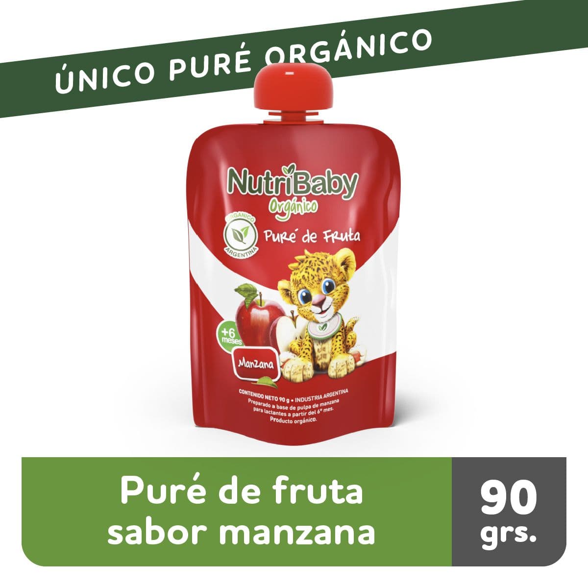 Nutribaby Organico Manzana Pouch