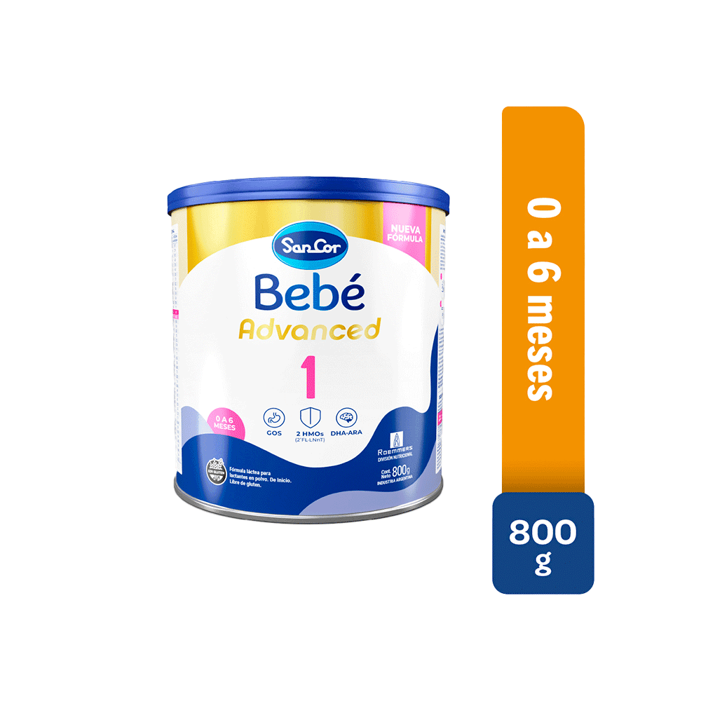 Sancor Bebe Advanced 1 Pwd Lata