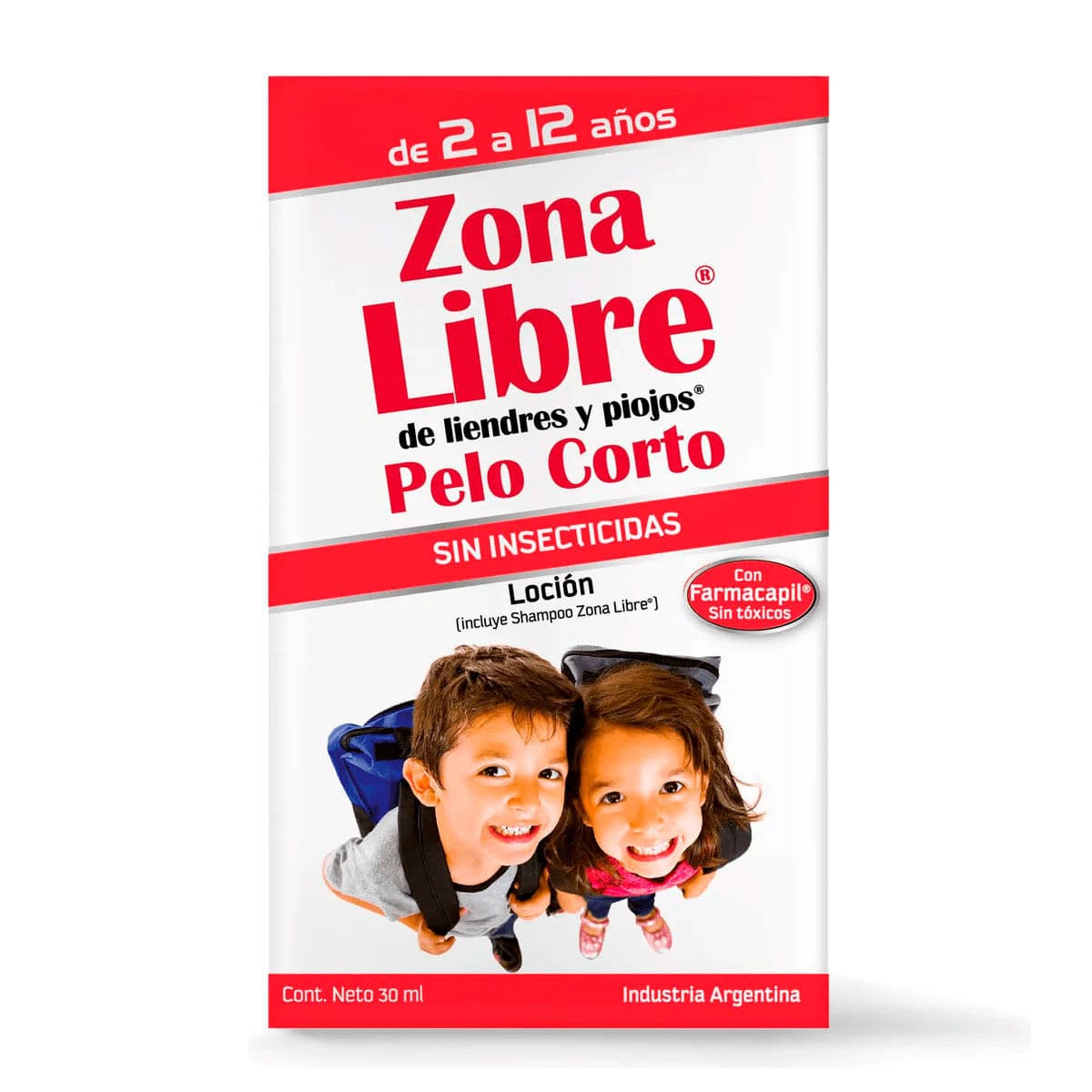 Zona Libre Pelo Corto Loción X30 Ml+Sh