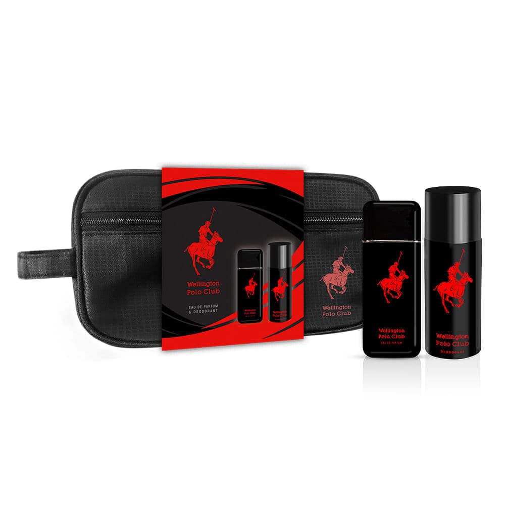 Wellington Polo Club Negro Neceser (Edpx60 Ml+Deo)