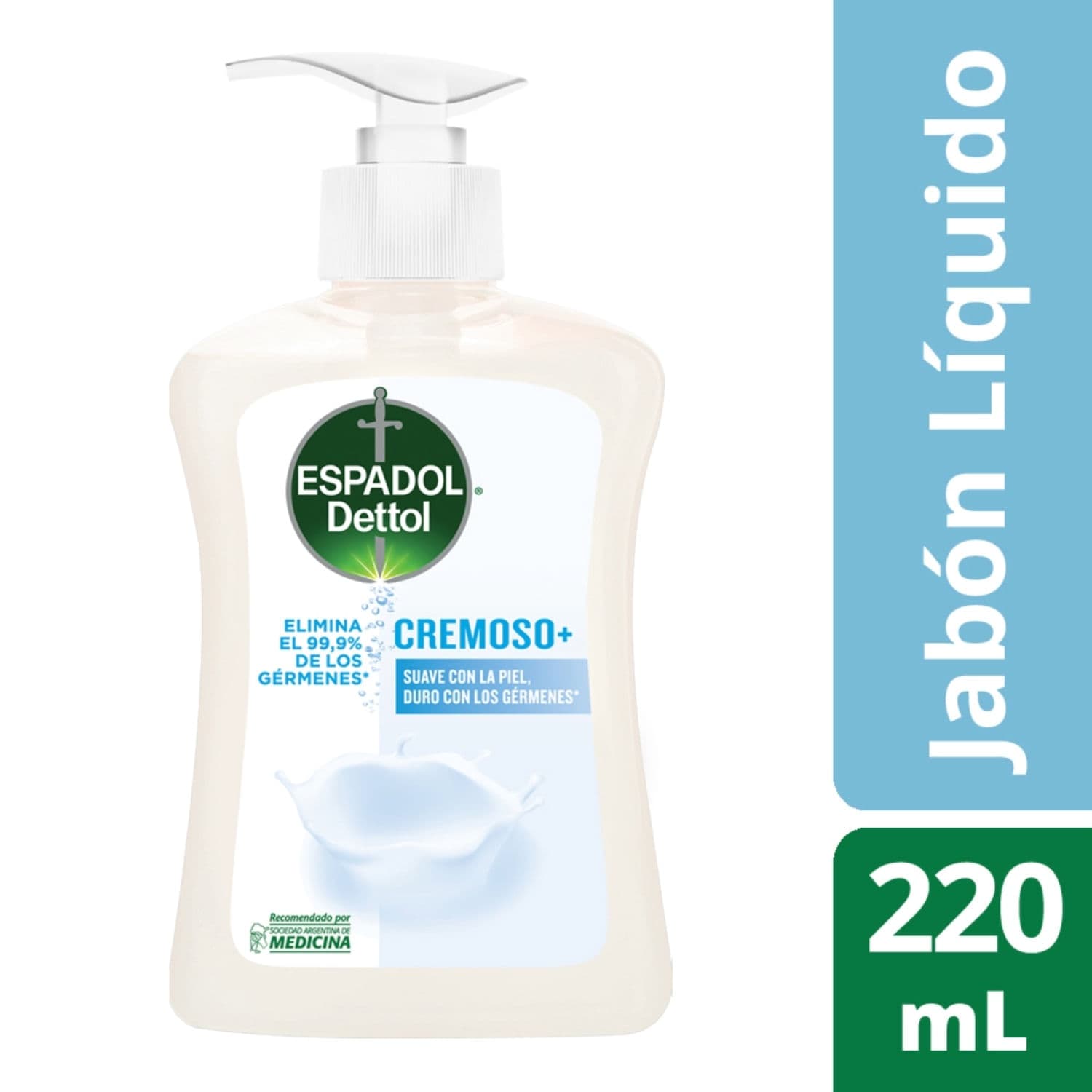 Espadol Dettol Jabón Líquido Cremoso