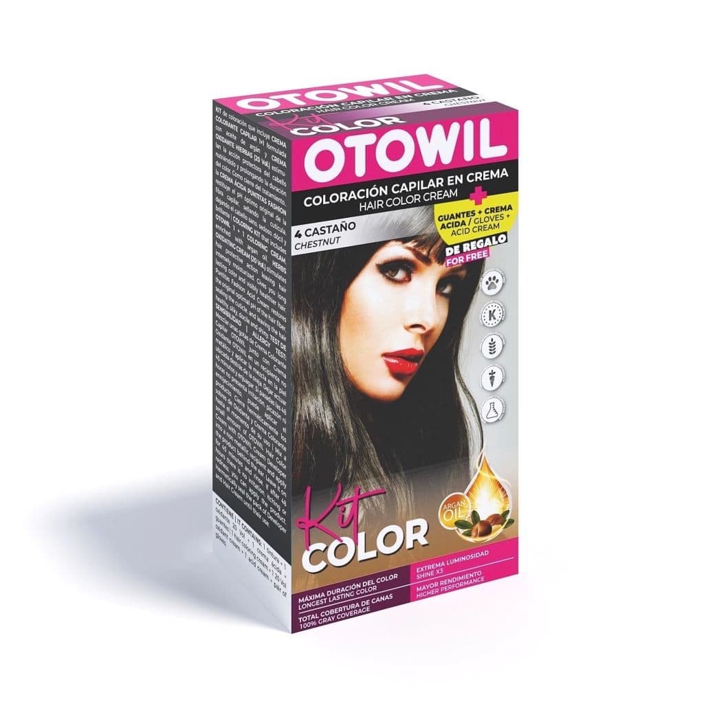 Otowil Kit Simple Tintura 4 Castaño