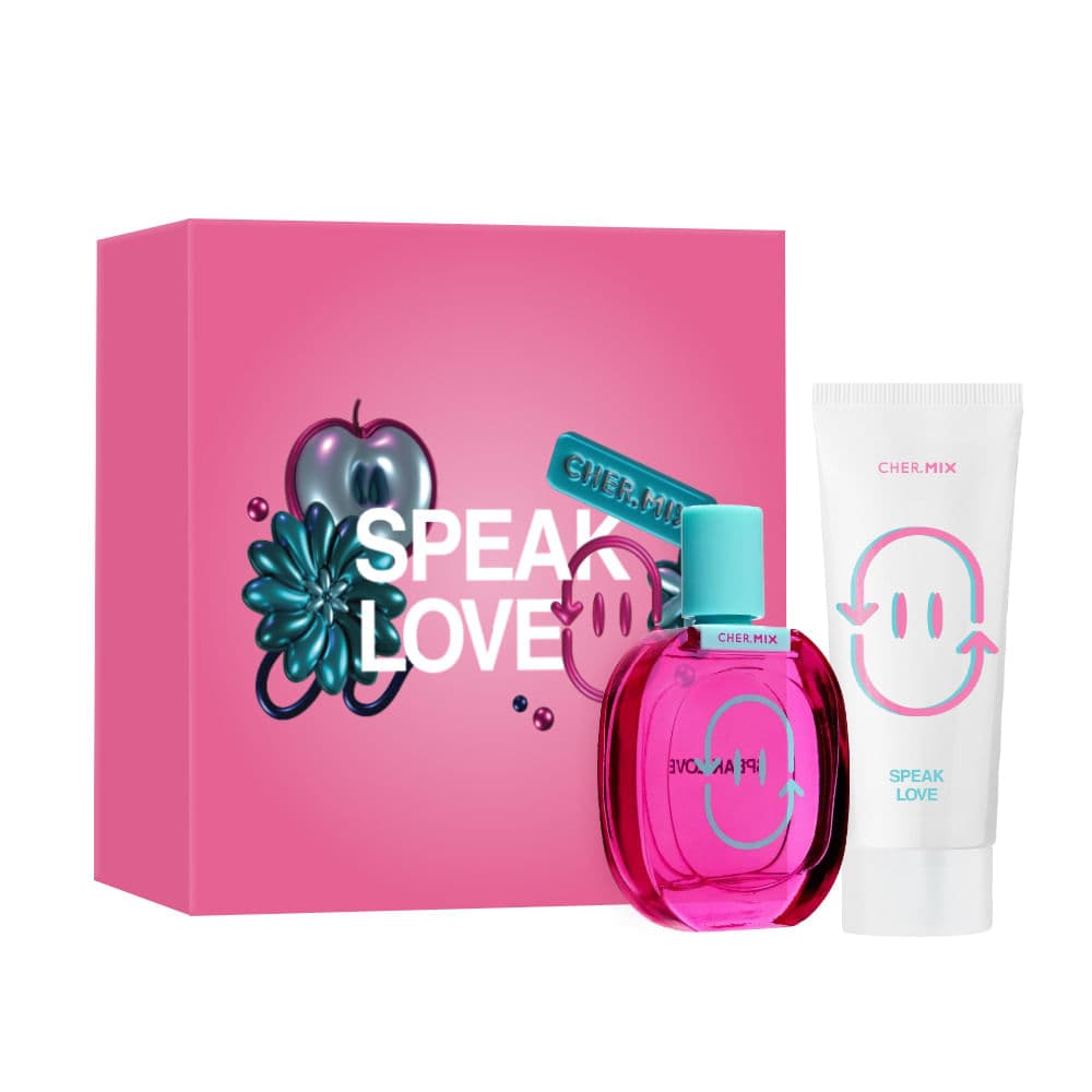 Cher Mix Speak Love EDT X75 Ml+Body Lotion 100g(Mini Cofre)