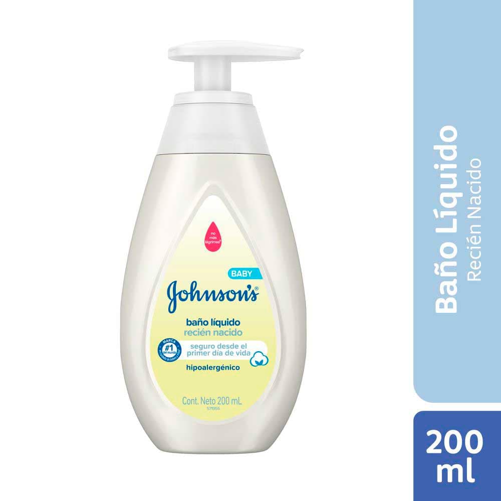 J&J Baby Rec Nacido Baño Líquido