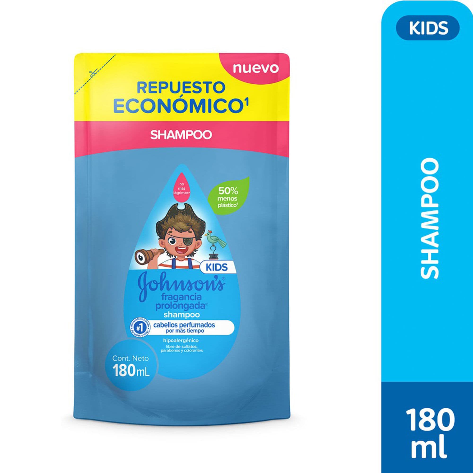 J&J Fragancia Prolongada Refil Shampoo