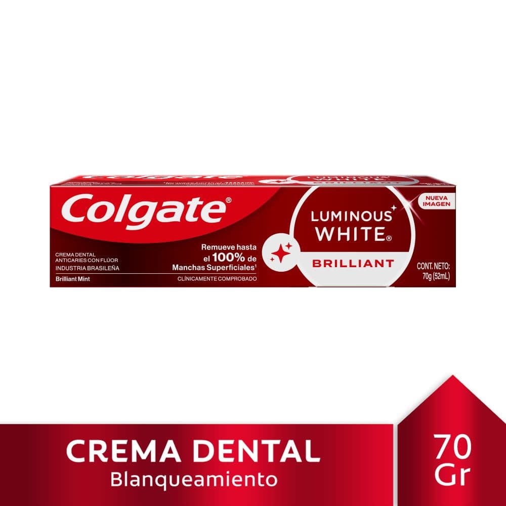 Colgate Crema Dental Luminous White Brilliant