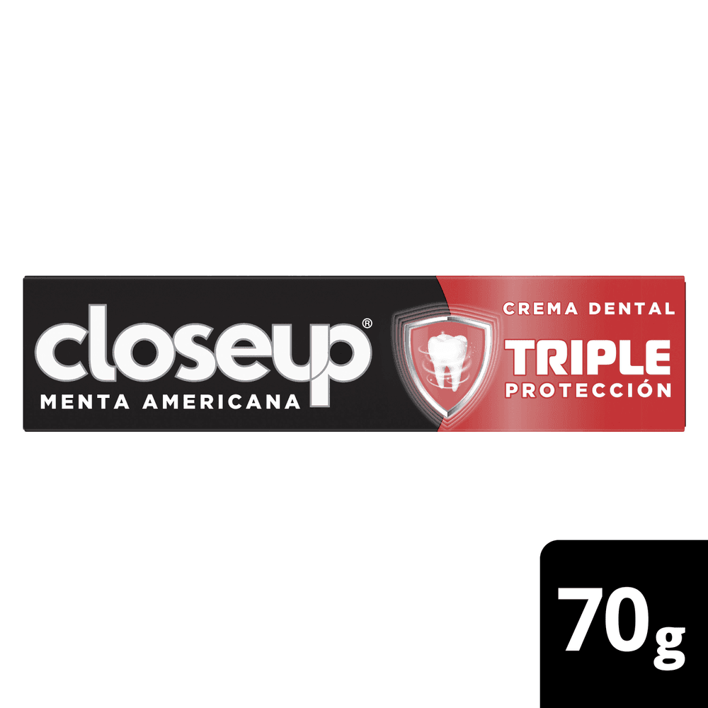 Closeup Crema Dental Menta Americana
