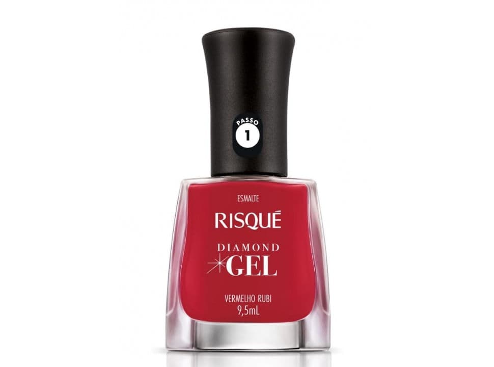 Risque Esmalte Vermelho Rubi Linea Gel