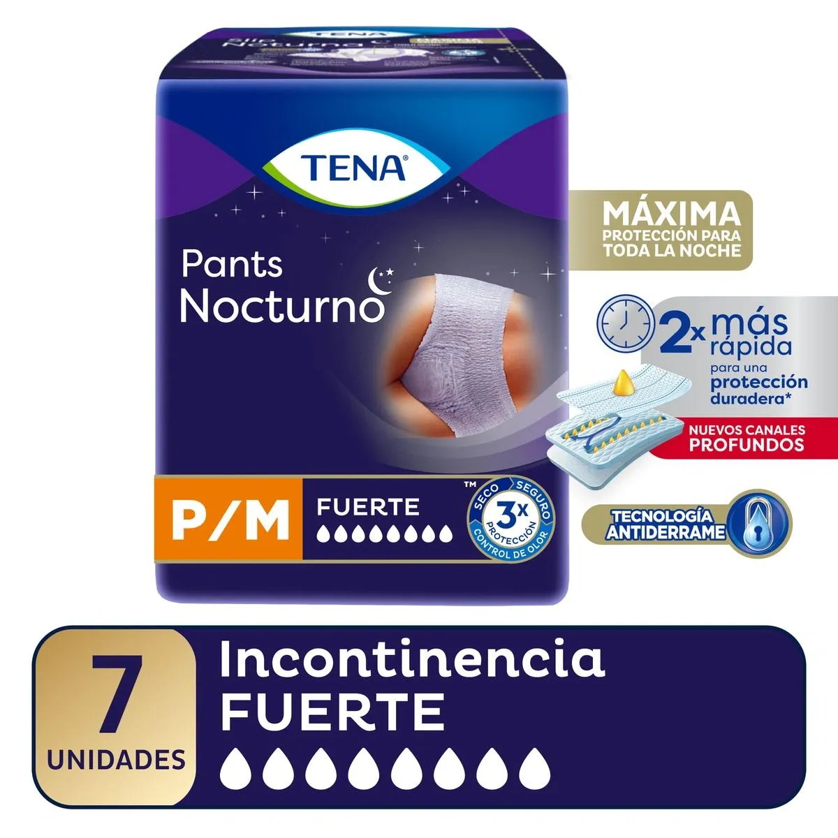 Tena Ropa Interior Desc Ad Pants Nocturno P/M