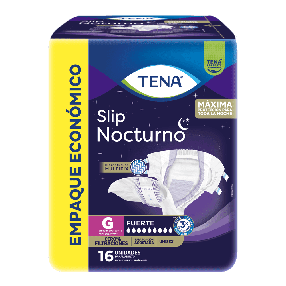 Tena Pañal Desc Ad Slip Nocturna Fte G