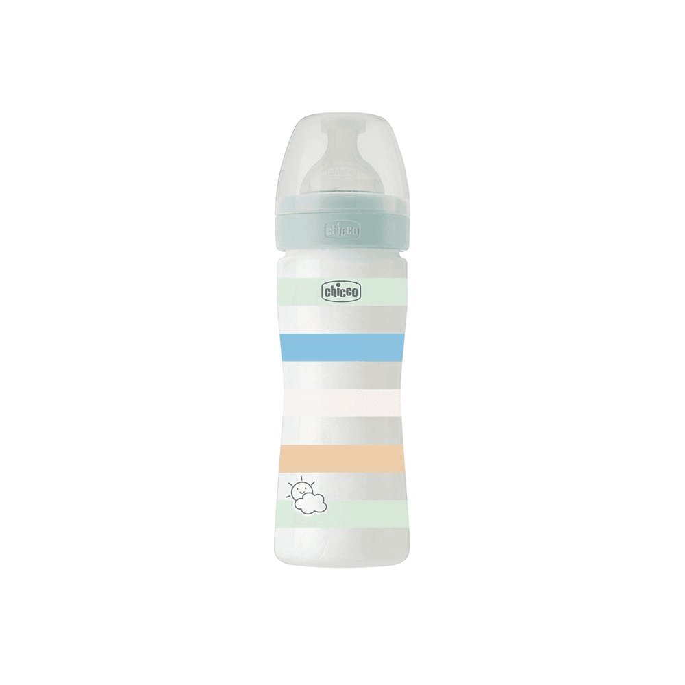 Chicco Mamadera Well-Being Colors Boy
