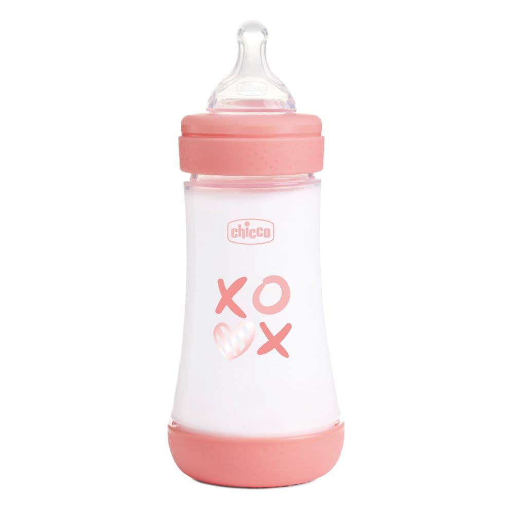 Chicco Mamadera Perfect5 2m+F.Medio Rosa