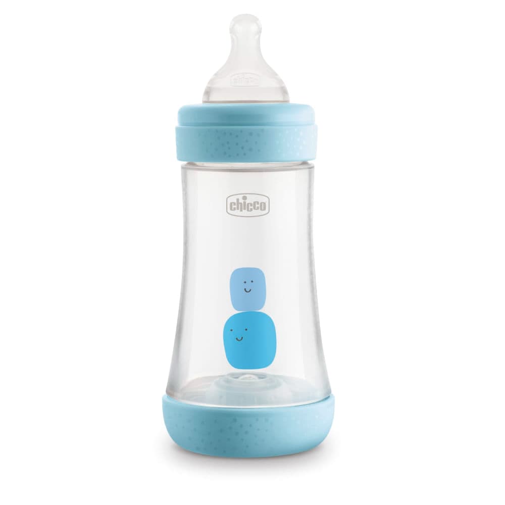 Chicco Mamadera Perfect5 2m+F.Medio Azul