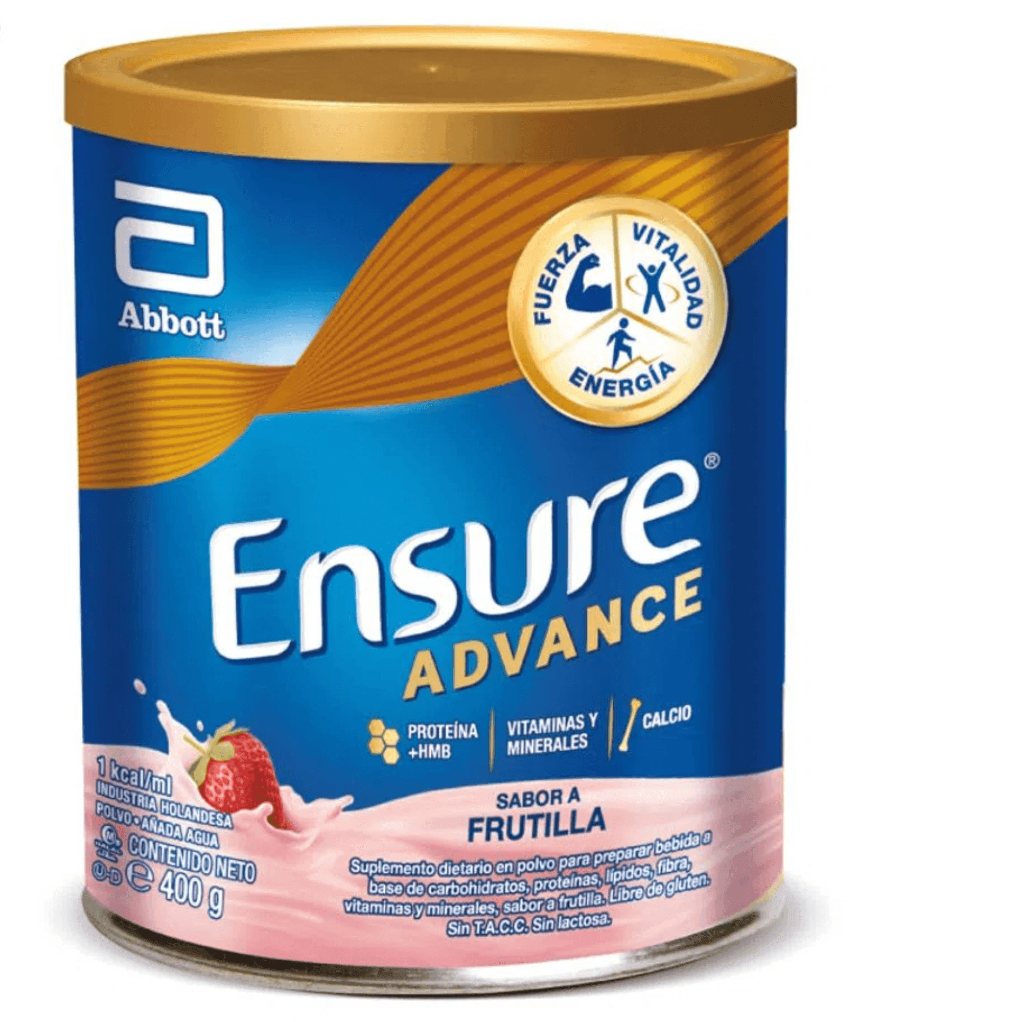 Ensure Polvo Advance Frutilla Lata
