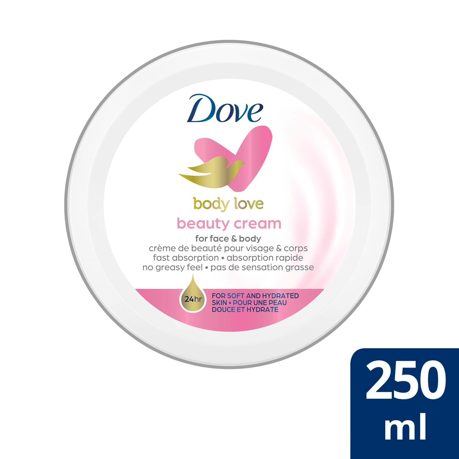 Dove Crema de Belleza Piel Normal X 250 ML Rosa