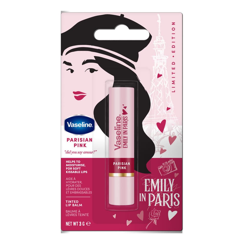 Vaseline Lip Balm Emily Paris Parisian Pink